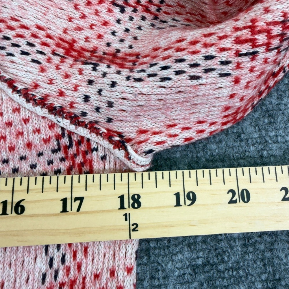 Anthropologie Field Flower Sweater Womens Small Plaid Knit Mock Neck Pullover - Picture 9 of 14